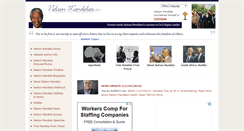 Desktop Screenshot of nelsonmandelas.com